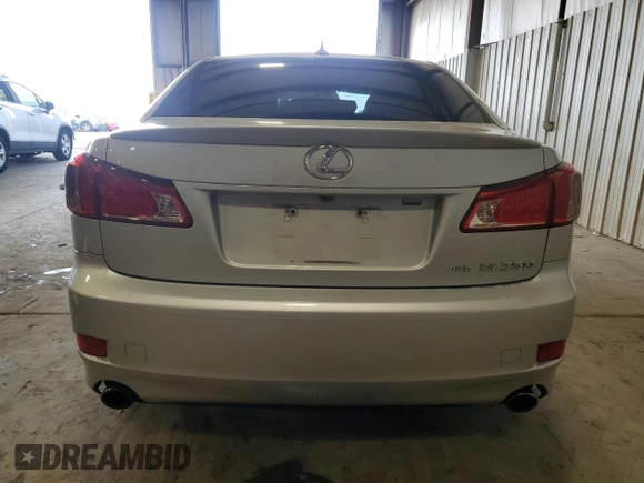 2012 Lexus IS 250 с VIN JTHCF5C27C5058506, выставлен на аукционе Copart как лот 60878405 с пробегом 95 331 миль миль и Списание • Salvage title. История ставок и продаж доступна на DreamBid. Изображение 6.
