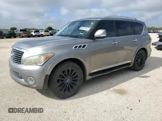 2012 Infiniti QX56 7-passenger with VIN JN8AZ2NF6C9516659, listed as a Copart auction lot 69617814 with 275,756 mi miles and Clean Title. Bid and sale history available at carsss.com. Image 1.