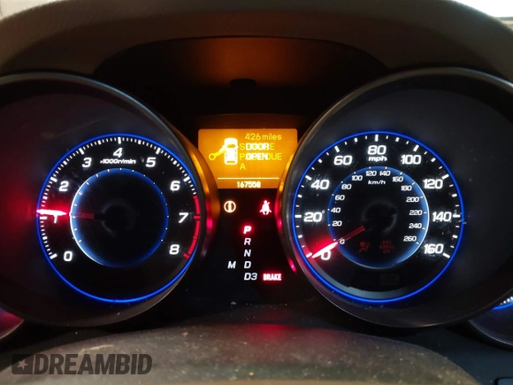 2008 Acura MDX with VIN 2HNYD28298H540361, listed as a IAAI auction lot 41721796 with 167,558 mi miles and . Bid and sale history available at DreamBid. Image 7.