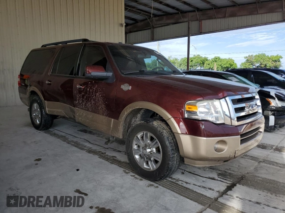 2012 Ford Expedition Max King Ranch с VIN 1FMJK1H50CEF62701, выставлен на аукционе Copart как лот 62899155 с пробегом 233 507 миль миль и Списание • Salvage title. История ставок и продаж доступна на DreamBid. Изображение 4.