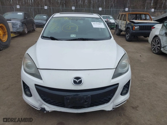 2013 Mazda Mazda3 i Grand Touring with VIN JM1BL1WP2D1781548, listed as a IAAI auction lot 41759057 with 138,915 mi miles. Bid and sale history available at carsss.com. Image 12.