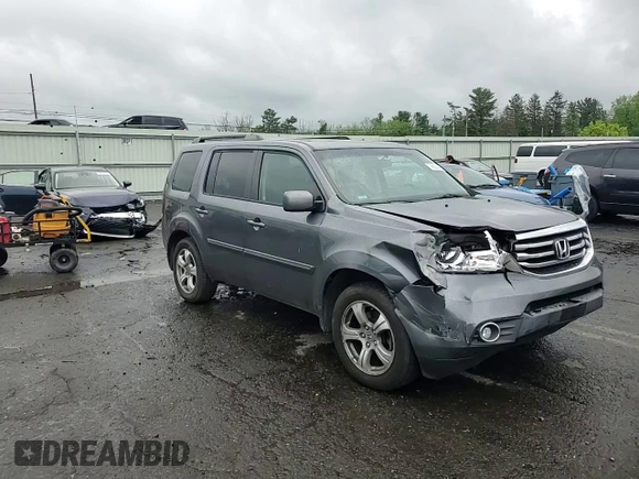 2012 Honda Pilot EX-L with VIN 5FNYF4H50CB066613, listed as a Copart auction lot 56626305 with 196,841 mi miles and Salvage title. Bid and sale history available at DreamBid. Image 14.