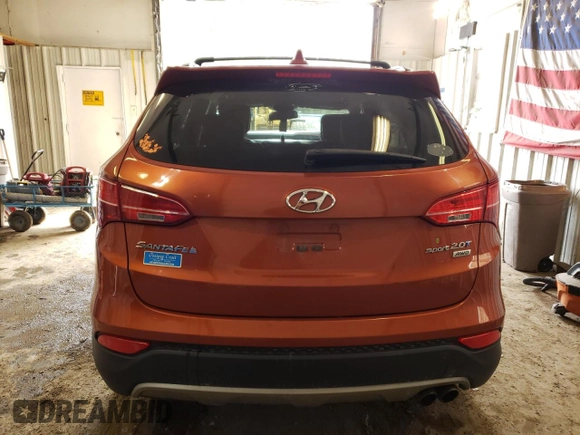 2013 Hyundai Santa Fe Sport z VIN 5XYZUDLA4DG079275, wystawiony jako Copart lot #50987665 z przebiegiem 134 064 mil mil oraz Szkoda całkowita • Salvage title. Historia ofert i sprzedaży dostępna na DreamBid. Obrazek 6.