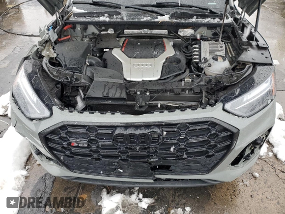 2021 Audi SQ5 Premium Plus with VIN WA1B4AFY2M2035496, listed as a Copart auction lot 79414574 with 58,326 mi miles and Salvage Title. Bid and sale history available at carsss.com. Image 12.