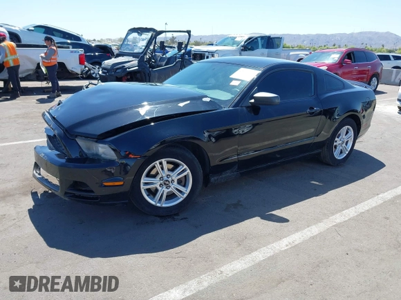 2013 Ford Mustang V6 with VIN 1ZVBP8AM0D5241888, listed as a IAAI auction lot 42110605 with 197,477 mi miles. Bid and sale history available at carsss.com. Image 17.