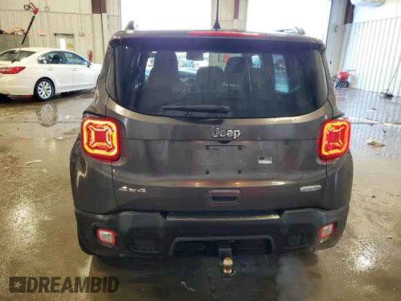 2021 Jeep Renegade Latitude with VIN ZACNJDB10MPM67416, listed as a Copart auction lot 41820515 with 36,119 mi miles and Non repairable. Bid and sale history available at DreamBid. Image 6.