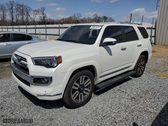 2023 Toyota 4Runner Limited with VIN JTEDU5JR7P5295218, listed as a Copart auction lot 49081675 with 13,252 mi miles and Salvage Title. Bid and sale history available at carsss.com. Image 1.