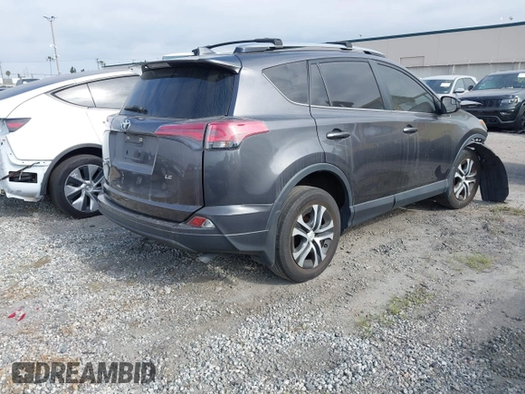 2018 Toyota RAV4 LE with VIN JTMZFREV8JJ729812, listed as a IAAI auction lot 41755640 with 43,630 mi miles. Bid and sale history available at carsss.com. Image 4.