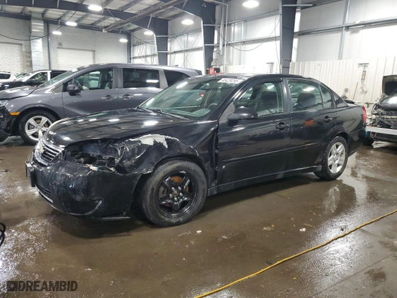2007 Chevrolet Malibu LT w/2LT with VIN 1G1ZT58N37F172907, listed as a Copart auction lot 46429295 with 124,195 mi miles and Salvage Title. Bid and sale history available at carsss.com. Image 1.