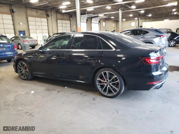 2018 Audi S4 Prestige with VIN WAUC4AF41JA003581, listed as a Copart auction lot 72198554 with 67,119 mi miles and Salvage Title. Bid and sale history available at carsss.com. Image 2.