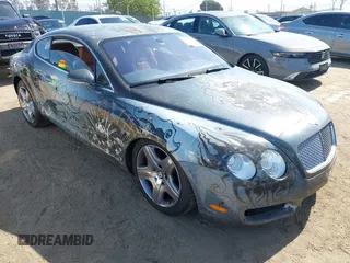 2005 Bentley Continental GT GT with VIN SCBCR63W95C025607, listed as a IAAI auction lot 42327447 with 62,445 mi miles and . Bid and sale history available at DreamBid. Image 1.