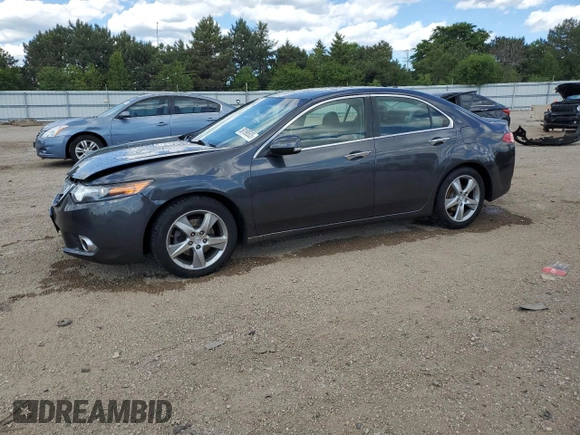 2011 Acura TSX with VIN JH4CU2F65BC010712, listed as a Copart auction lot 58199505 with 80,651 mi miles and Salvage title. Bid and sale history available at DreamBid. Image 1.