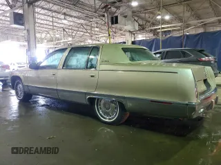1995 Cadillac Fleetwood z VIN 1G6DW52P5SR715543, wystawiony jako Copart lot #51841755 z przebiegiem 92 222 mil mil oraz Czysty tytuł • Clean title. Historia ofert i sprzedaży dostępna na DreamBid. Obrazek 2.