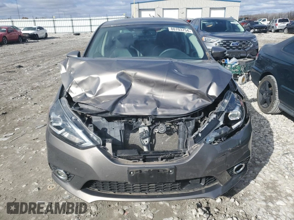 2017 Nissan Sentra SL with VIN 3N1AB7AP8HY237200, listed as a Copart auction lot 80703754 with 45,298 mi miles and Salvage title. Bid and sale history available at DreamBid. Image 5.
