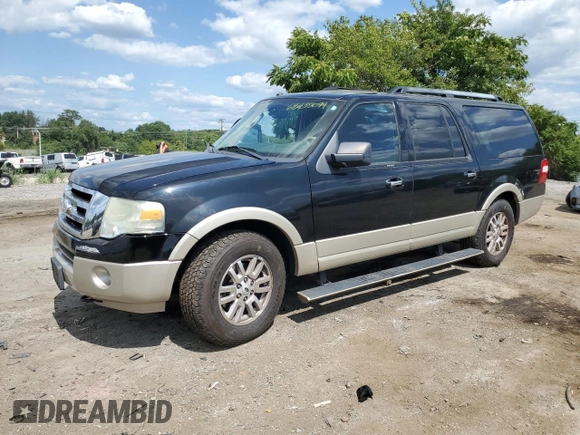 2009 Ford Expedition EL Eddie Bauer with VIN 1FMFK18589EA97051, listed as a Copart auction lot 68435094 with 133,338 mi miles and Salvage Title. Bid and sale history available at carsss.com. Image 1.