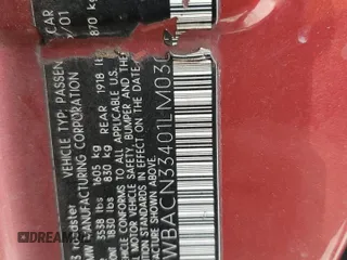 2001 BMW Z3 2.5 z VIN WBACN33401LM03049, wystawiony jako Copart lot #44110745 z przebiegiem 187 968 mil mil oraz Szkody całkowita. Historia ofert i sprzedaży dostępna na DreamBid. Obrazek 12.