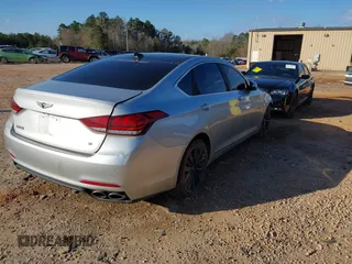 2015 Hyundai Genesis 5.0L with VIN KMHGN4JF2FU019625, listed as a IAAI auction lot 41809078 with 146,650 mi miles. Bid and sale history available at carsss.com. Image 4.