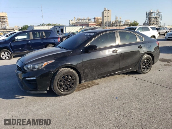 2019 Kia Forte LXS with VIN 3KPF24AD9KE105840, listed as a Copart auction lot 53428255 with 96,865 mi miles and Salvage Title. Bid and sale history available at carsss.com. Image 1.