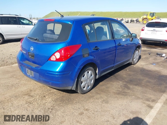 2008 Nissan Versa 1.8 S with VIN 3N1BC13E68L394599, listed as a IAAI auction lot 42003306 with 182,811 mi miles. Bid and sale history available at carsss.com. Image 4.