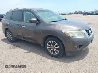 2015 Nissan Pathfinder SV z VIN 5N1AR2MN1FC657467, wystawiony jako IAAI lot #42242960 z przebiegiem 175 053 mil mil oraz . Historia ofert i sprzedaży dostępna na DreamBid. Obrazek 1.