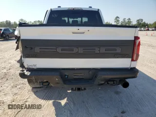 2024 Ford F-150 Raptor with VIN 1FTFW1RG1RFA22551, listed as a Copart auction lot 75998654 with 5,473 mi miles and Salvage Title. Bid and sale history available at DreamBid. Image 6.