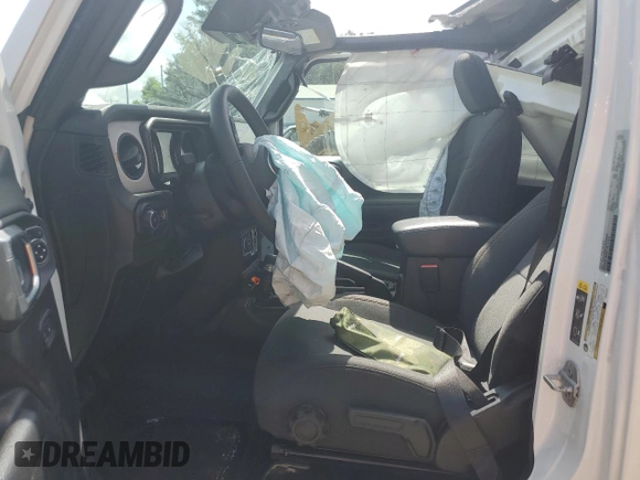 2024 Jeep Wrangler Sport S with VIN 1C4PJXDN1RW329424, listed as a Copart auction lot 61502455 with 20,426 mi miles and Clean title. Bid and sale history available at DreamBid. Image 7.