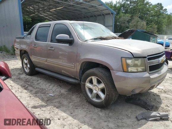 2007 Chevrolet Avalanche LTZ with VIN 3GNEC12027G184001, listed as a Copart auction lot 63299895 with Not provided miles and Clean title. Bid and sale history available at DreamBid. Image 4.