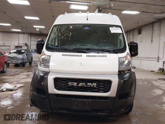2019 Ram ProMaster Cargo with VIN 3C6TRVBG8KE501956, listed as a IAAI auction lot 41028829 with 172,190 mi miles and . Bid and sale history available at DreamBid. Image 12.