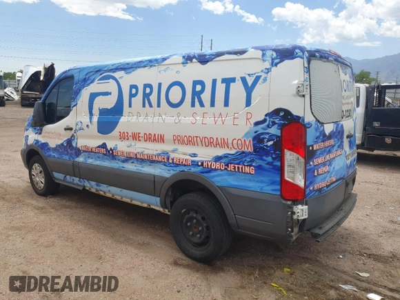 2017 Ford Transit с VIN 1FTYR1ZM3HKB09718, выставлен на аукционе Copart как лот 64148895 с пробегом 121 901 миль миль и Списание • Salvage title. История ставок и продаж доступна на DreamBid. Изображение 2.