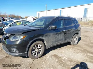 2016 Nissan Rogue SL with VIN 5N1AT2MT0GC893609, listed as a IAAI auction lot 40671670 with 217,228 mi miles. Bid and sale history available at carsss.com. Image 2.
