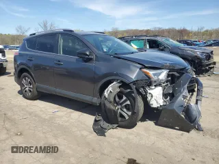 2017 Toyota RAV4 LE with VIN JTMBFREV7HJ167056, listed as a Copart auction lot 54156215 with 93,475 mi miles and Salvage Title. Bid and sale history available at carsss.com. Image 4.