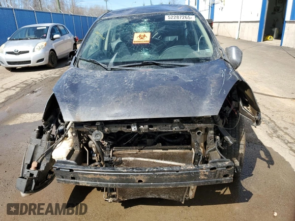 2017 Nissan Micra S with VIN 3N1CK3CP9HL267026, listed as a Copart auction lot 52287265 with Not Provided miles and Salvage Title. Bid and sale history available at DreamBid. Image 5.