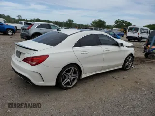 2014 Mercedes-Benz CLA 250 with VIN WDDSJ4GB3EN124980, listed as a Copart auction lot 57704585 with 86,643 mi miles and Salvage title. Bid and sale history available at DreamBid. Image 3.