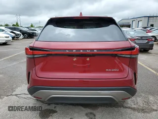 2023 Lexus RX 350 with VIN 2T2BAMBA3PC017342, listed as a Copart auction lot 55048645 with 21,543 mi miles and Salvage title. Bid and sale history available at DreamBid. Image 6.