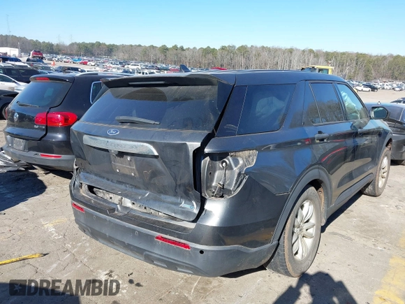 2020 Ford Explorer with VIN 1FMSK8BH9LGB12534, listed as a IAAI auction lot 41282799 with 114,909 mi miles. Bid and sale history available at carsss.com. Image 4.