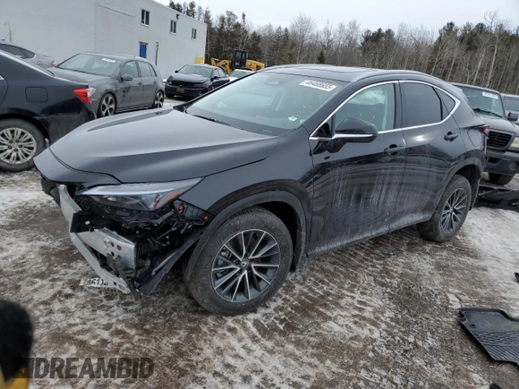 2025 Lexus NX with VIN 2T2GGCEZ8SC073267, listed as a Copart auction lot 46468655 with 220 mi miles and Salvage Title. Bid and sale history available at carsss.com. Image 1.