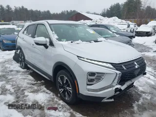 2023 Mitsubishi Eclipse Cross SE with VIN JA4ATWAA8PZ001077, listed as a IAAI auction lot 41635959 with 15,474 mi miles and . Bid and sale history available at DreamBid. Image 1.