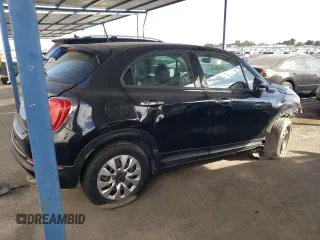 2016 FIAT 500X Pop with VIN ZFBCFXAT6GP356079, listed as a Copart auction lot 77602114 with 92,334 mi miles and Salvage title. Bid and sale history available at DreamBid. Image 3.