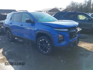 2025 Chevrolet Equinox AWD RS with VIN 3GNAXTEG2SL182739, listed as a IAAI auction lot 41408225 with Not provided miles and . Bid and sale history available at DreamBid. Image 1.