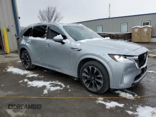 2024 Mazda CX-90 S Premium z VIN JM3KKDHC7R1147911, wystawiony jako Copart lot #83414044 z przebiegiem 11 220 mil mil oraz Szkoda całkowita • Salvage title. Historia ofert i sprzedaży dostępna na DreamBid. Obrazek 4.