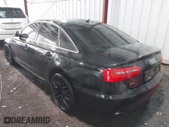2012 Audi A6 3.0T Prestige with VIN WAUBGAFC1CN025117, listed as a IAAI auction lot 42027261 with 162,490 mi miles. Bid and sale history available at carsss.com. Image 3.