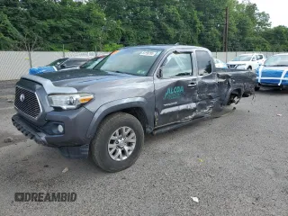 2016 Toyota Tacoma SR5 with VIN 5TFSZ5AN3GX037843, listed as a Copart auction lot 64156795 with Not provided miles and Salvage title. Bid and sale history available at DreamBid. Image 1.
