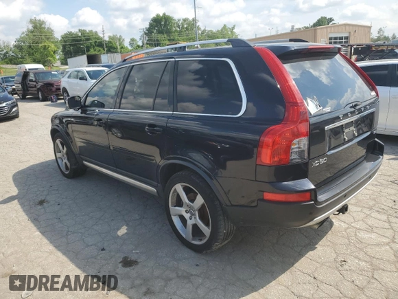 2012 Volvo XC90 R-Design with VIN YV4952CT5C1615178, listed as a Copart auction lot 55221874 with 189,105 mi miles and Salvage Title. Bid and sale history available at carsss.com. Image 2.