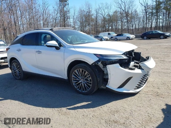 2023 Lexus RX 350 z VIN 2T2BAMCA7PC030674, wystawiony jako IAAI lot #41675352 z przebiegiem 13 337 mil mil oraz . Historia ofert i sprzedaży dostępna na DreamBid. Obrazek 1.