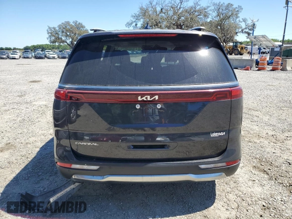 2023 Kia Carnival SX with VIN KNDNE5H39P6269124, listed as a Copart auction lot 49435825 with 22,107 mi miles and Salvage Title. Bid and sale history available at carsss.com. Image 6.