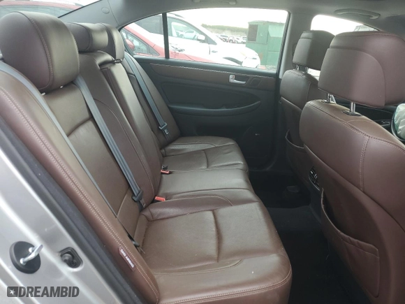 2012 Hyundai Genesis 3.8L with VIN KMHGC4DD9CU190416, listed as a Copart auction lot 48166425 with 146,948 mi miles and Salvage Title. Bid and sale history available at carsss.com. Image 10.