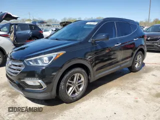 2017 Hyundai Santa Fe 2.4L z VIN 5XYZU3LB5HG392277, wystawiony jako Copart lot #51601765 z przebiegiem 81 943 mil mil oraz Szkoda całkowita • Salvage title. Historia ofert i sprzedaży dostępna na DreamBid. Obrazek 1.