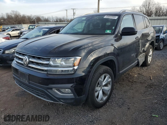 2018 Volkswagen Atlas 3.6L V6 SEL with VIN 1V2MR2CA8JC584928, listed as a Copart auction lot 45660995 with 166,690 mi miles and Salvage Title. Bid and sale history available at carsss.com. Image 1.