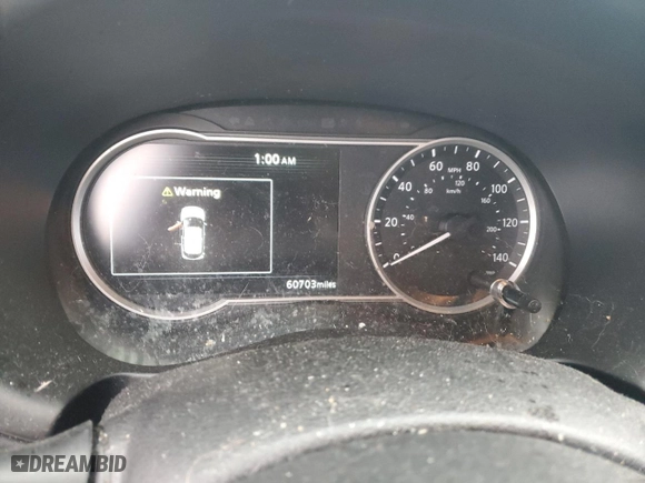 2020 Nissan Kicks SR with VIN 3N1CP5DV0LL500682, listed as a Copart auction lot 41541975 with 60,703 mi miles and Salvage Title. Bid and sale history available at carsss.com. Image 9.