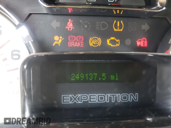 2007 Ford Expedition Max Limited z VIN 1FMFK19527LA41078, wystawiony jako Copart lot #60135235 z przebiegiem 249 137 mil mil oraz Szkoda całkowita • Salvage title. Historia ofert i sprzedaży dostępna na DreamBid. Obrazek 9.